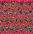 red leaf mosaic with wavy background seamless vector image
