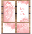 wedding card templates vector image