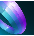 3d bright abstract background vector image