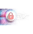 protection concept protect mechanism system vector image