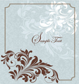 decorative floral background vector image vector image