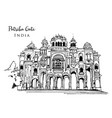 drawing sketch patrika gate in india vector image