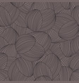 seamless abstract hand-drawn pattern waves vector image vector image