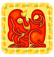 year of the dragon chinese horoscope animal sign vector image vector image