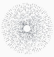 sun burst star sunshine radiating from vector image