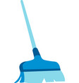 brush for sweeping floor broomstick cleaning vector image