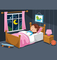 Kid sleeping Royalty Free Vector Image - VectorStock