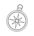 compass icon image vector image