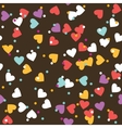 colorful sprinkles donut glaze seamless pattern vector image
