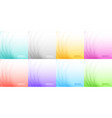 abstract colorful light background set vector image vector image