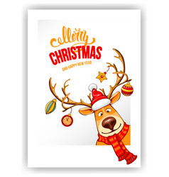 Cute christmas card Royalty Free Vector Image - VectorStock