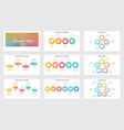 modern infographic template vector image