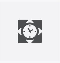 Time arrows icon Royalty Free Vector Image - VectorStock