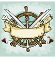 pirate logo design vector image vector image