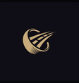 road logo template vector image vector image