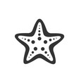 chocolate chip starfish icon vector image vector image