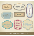 blank vintage design cards vector image
