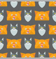 cats cute animal seamless vector image vector image