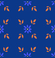 a vibrant floral pattern in bright vector image vector image
