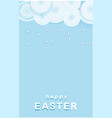 tender easter background greeting card or banner vector image vector image