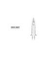 startup rocket from triangles and luminous points vector image
