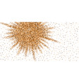 red round gold glitter luxury sparkling confetti vector image
