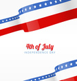 american independence day background vector image
