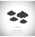 cloud icon speech bubble vector image