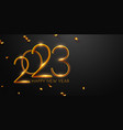 2022 happy new year background design greeting vector image