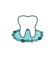 tooth water stones logo vector image