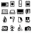 electrical appliances vector image