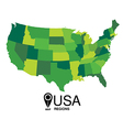 united states map vector image