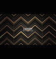 abstract gold lines with a luxury black vector image
