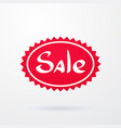 oval red tag special offer sale vector image vector image