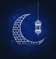 ramadan greeting card vector image