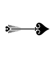vintage arrow design element icon simple style vector image