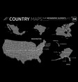 mexico brazil canada united states america vector image vector image