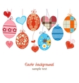 easter background vector image