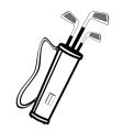 golf equipment vector image