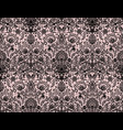 seamless black lace vector image vector image