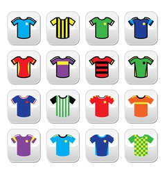 English premier league 2015 - 2016 football icons Vector Image