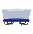 playground trampoline icon cartoon elastic vector image vector image