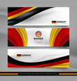 germany flag concept background vector image
