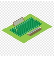 isometric american football field vector image