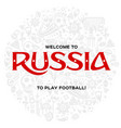 soccer player colored set vector image