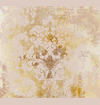 rococo pattern texture damask ornament vector image