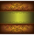 grunge luxury background with decorative ornament vector image vector image