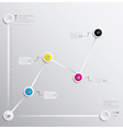 infographics design template banner and background vector image