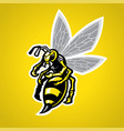 hornet mascot vector image