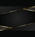 abstract modern luxury template black and golden vector image vector image